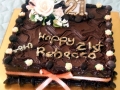 Rebecca's Moist Chocolate 21st Birthday Cake
