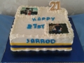 Jarrod 21st cake 10th June 2017