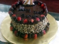Sarah's 21st Birthday Cake Chocolate Cake with Strawberries