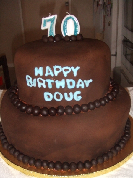 Doug's 70th Birthday Cake