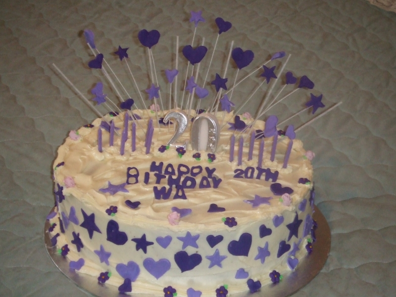 Julie's 20th Birthday Carrot Cake