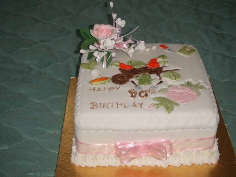 Rose's 90th Birthday Cake