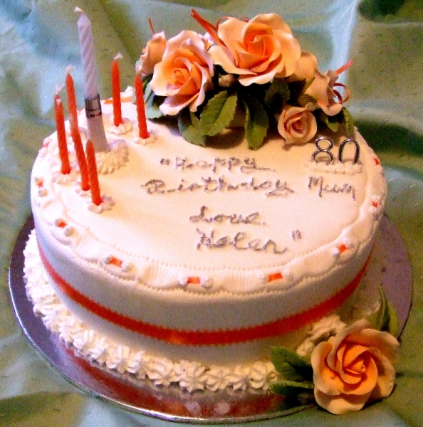 Jewel's 80th Birthday Cake