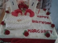 birthday cake 60th Margaret 8-12-2018
