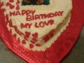 heart birthday cake 26th June 2019