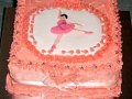 Ballerina Birthday Cake