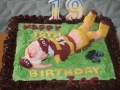 Zac's 19th Birthday - Rugby Birthday Cake