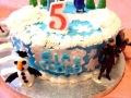 Frozen Theme Birthday Cake - Front