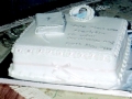 Shane Christening Cake with Bible and Photo of Child
