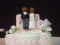 Zenny and Eliah's Top Tier of the 11 Tier Wedding Cake