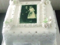 60th Diamond Wedding Anniversary Cake