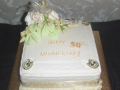 Golden Wedding cake April