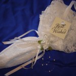 SATIN AND LACE PARASOL